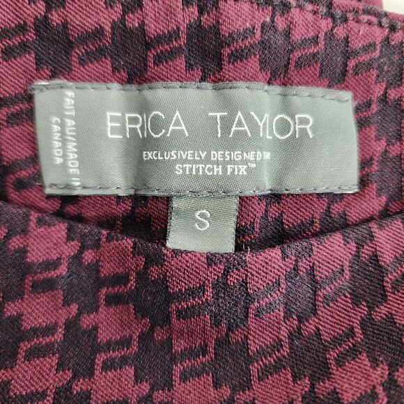 Erica Taylor Womens Pants Small Karen Printed Straight Leg Stitch Fix Pull On - Picture 6 of 9